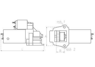 Стартер TT17058
