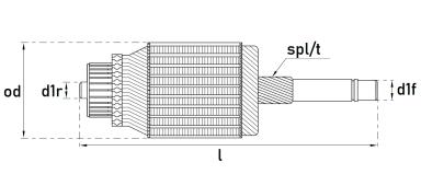 Ротор стартера TT71449